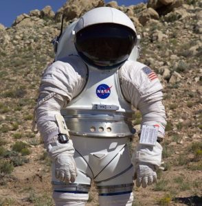 Mark III spacesuit. Image courtesy of NASA